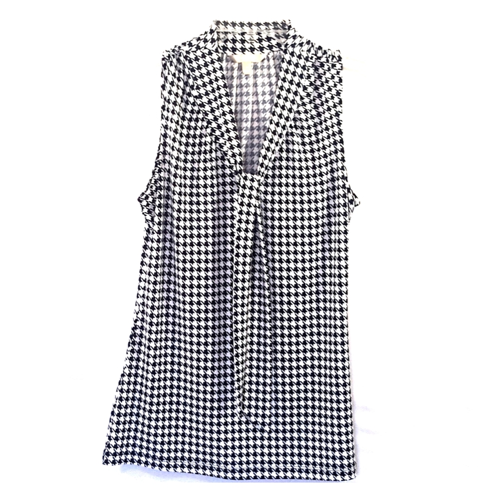 Banana Republic Houndstooth Check Blouse Size Smal
